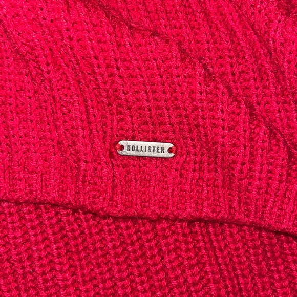 Hollister Size Medium Red striped sweater - Picture 2 of 4